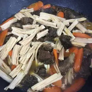 Make Roasted carrots burning cattle step 5