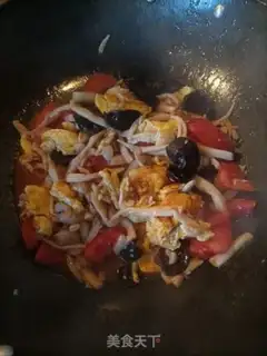Make Platinum tomato fried eggs step 15