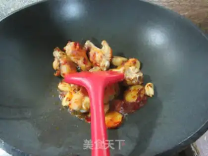 Make Squids burn chicken wings step 3