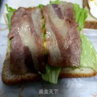 Make Bacon egg sandwich step 8