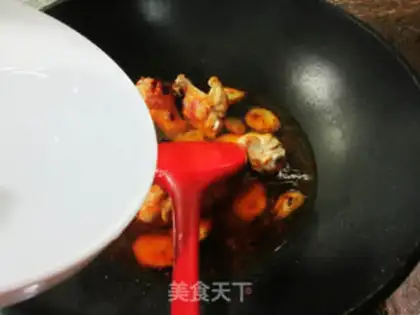 Make Squids burn chicken wings step 4