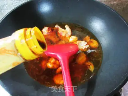 Make Squids burn chicken wings step 5