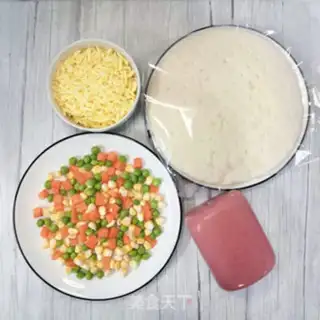 Make Ham pizza step 0