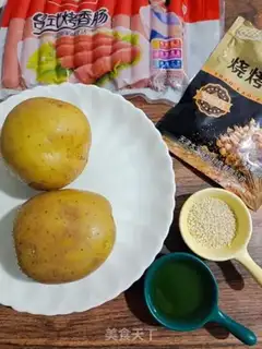 Make Baked potato sausage step 0