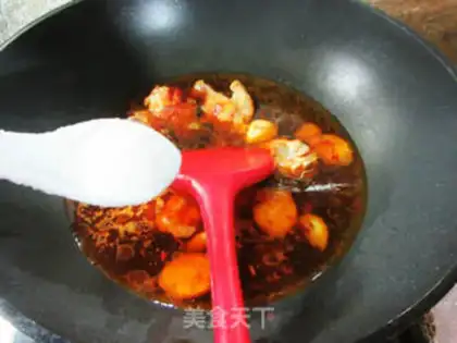Make Squids burn chicken wings step 8