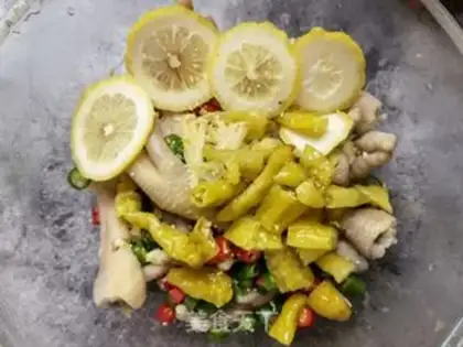 Make Lemon with pepper chicken claws step 12