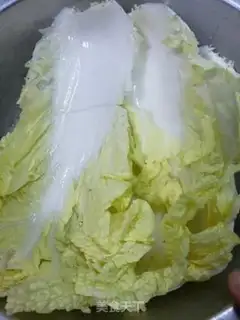 Make Pork, shrimp, cabbage step 0