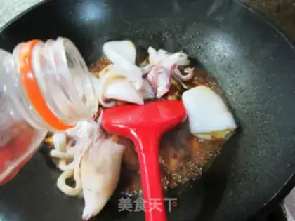 Make Squids burn chicken wings step 10