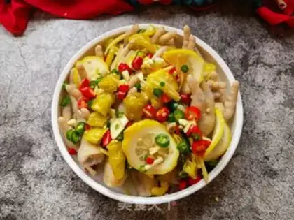 Make Lemon with pepper chicken claws step 15