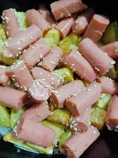 Make Baked potato sausage step 6