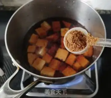 Make Shrimp tofu step 4