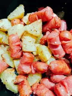 Make Baked potato sausage step 7