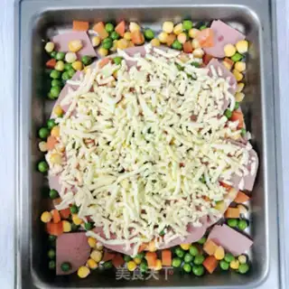 Make Ham pizza step 5