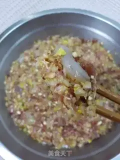 Make Pork, shrimp, cabbage step 8