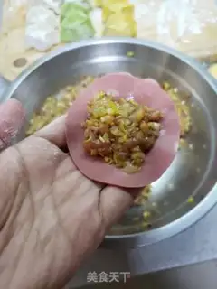 Make Pork, shrimp, cabbage step 9