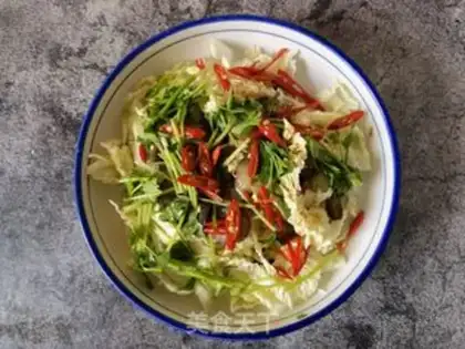 Make The cabbage and the sea cucumber step 7