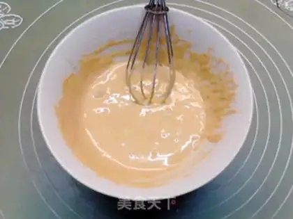 Make Cake with no oil, low sugar, sesame sauce step 4