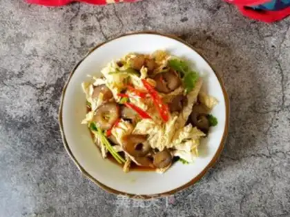Make The cabbage and the sea cucumber step 9