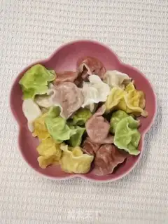 Make Pork, shrimp, cabbage step 13