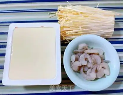 Make Shrimp bean curry gill mushrooms step 0