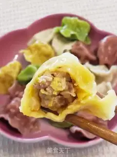 Make Pork, shrimp, cabbage step 15
