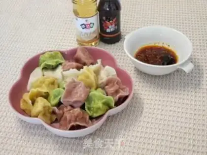 Make Pork, shrimp, cabbage step 16