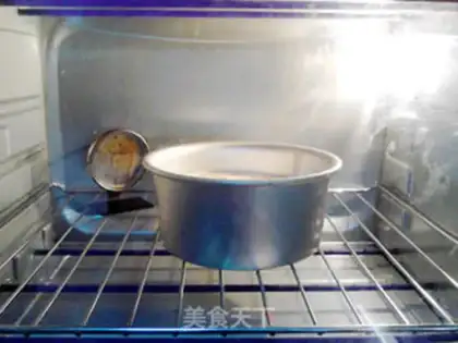 Make Cake with no oil, low sugar, sesame sauce step 11