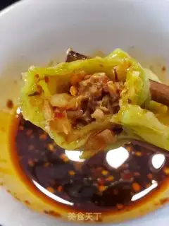 Make Pork, shrimp, cabbage step 17