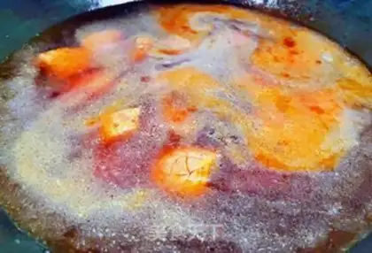 Make Pumpkin taco-head beef stew step 8