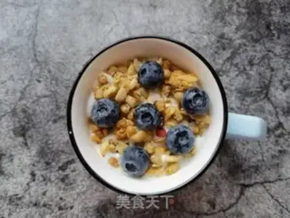 Make Blueberry sour milk cup step 5