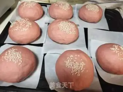 Make Sesame red bread step 7