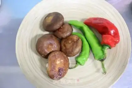 Make Pepper fried mushrooms step 0
