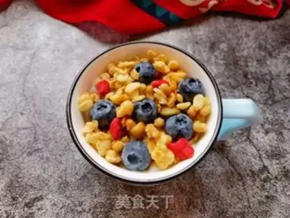 Make Blueberry sour milk cup step 7