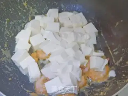Make Shrimp tofu step 4