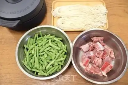 Make Bone bean noodle step 0