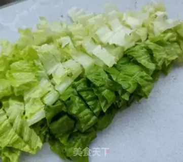 Make Lettuce with sea cucumber step 5