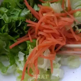 Make Lettuce with sea cucumber step 7