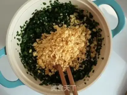 Make Egg dumplings step 6