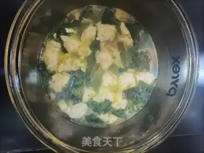 Make Sea skirts with tofu shrimp soup step 9