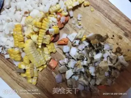 Make ♪ Meat-dry corn-leaf rice ♪ step 0