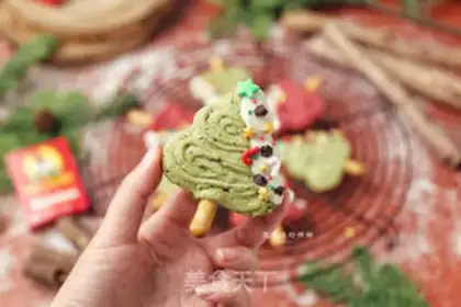 Make California raisin tree cookies step 7