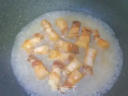 Make Quail egg red pork step 6