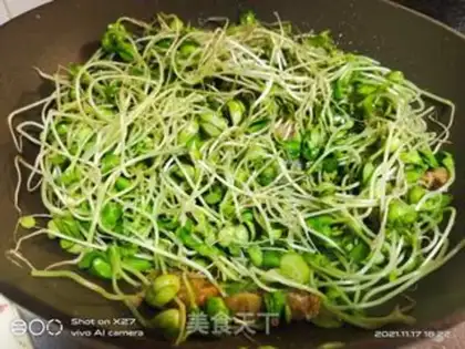 Make Black bean sprouts step 3