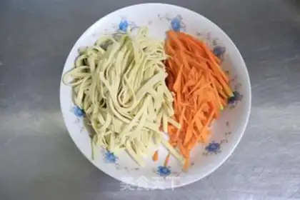 Make Spinach carrot toast step 2