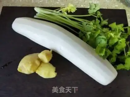 Make Cow and radish step 1