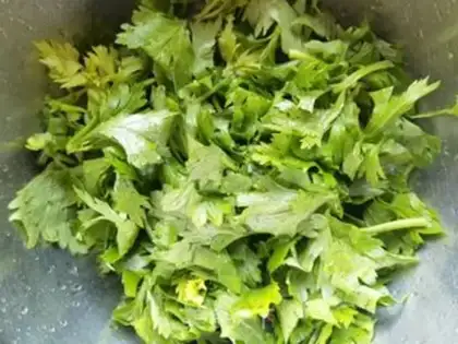 Make Three-colour veggies step 1