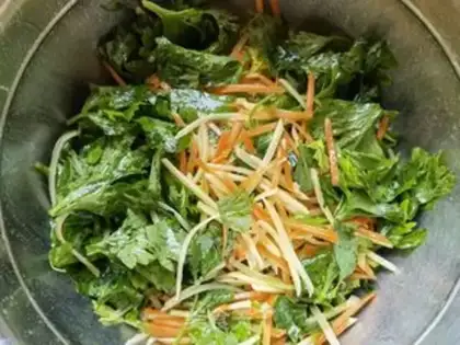 Make Three-colour veggies step 4