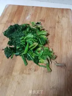 Make Spinach tofu step 1