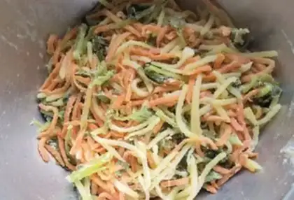 Make Three-colour veggies step 9