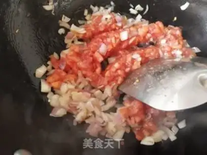 Make Meat sauce noodles step 6